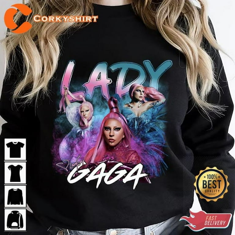 Lady Gaga Graphic Tee Lady Gaga Sweatshirt Walmart