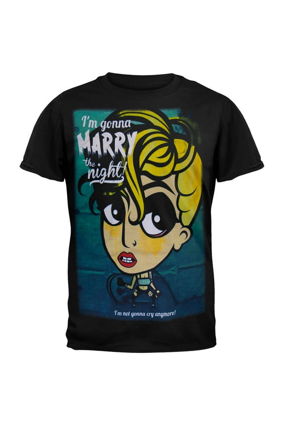 Men's Marry The Night 2013 Tour Soft Short Sleeve T Shirt
