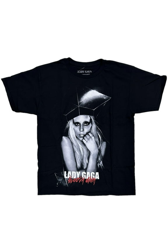 Men's Official Merchandise Bloody Mary Song Portrait Print Tee T-Shirt (Large, Black)