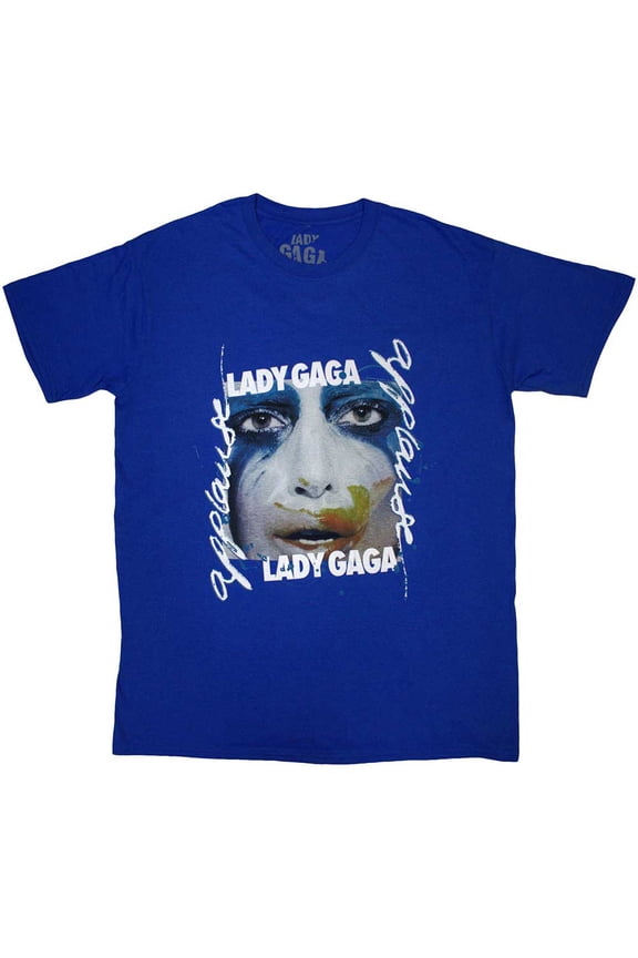 Lady Gaga Unisex T-Shirt Artpop Facepaint Blue