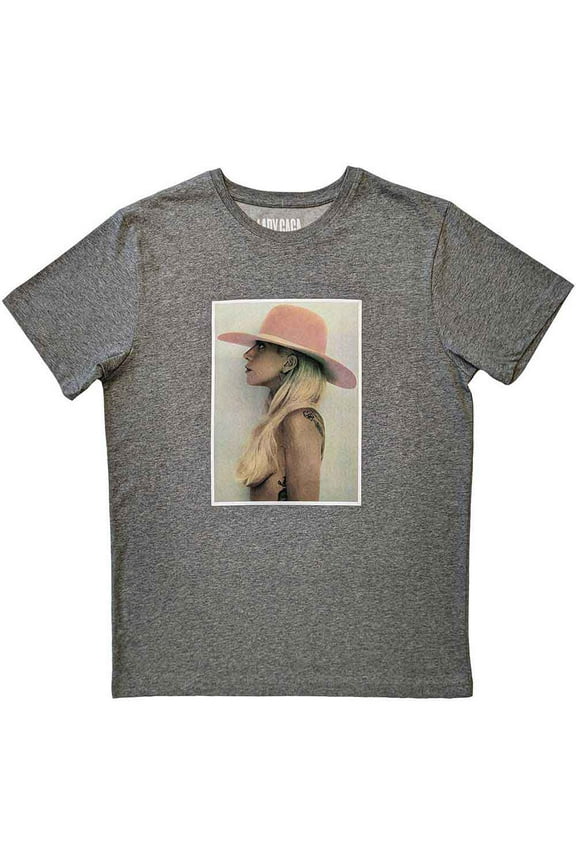 Lady Gaga Unisex T-Shirt: Pink Hat (Medium)