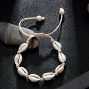 DOLSRINKSYS Lady Gift : Fashion Shell Conch Women's Female Handmade Hawaiian Bracelet Anklet Jewelry