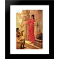 thumbnail image 1 of Lady Giving Alms 20x24 Framed Art Print by Ravi Varma, Raja, 1 of 2
