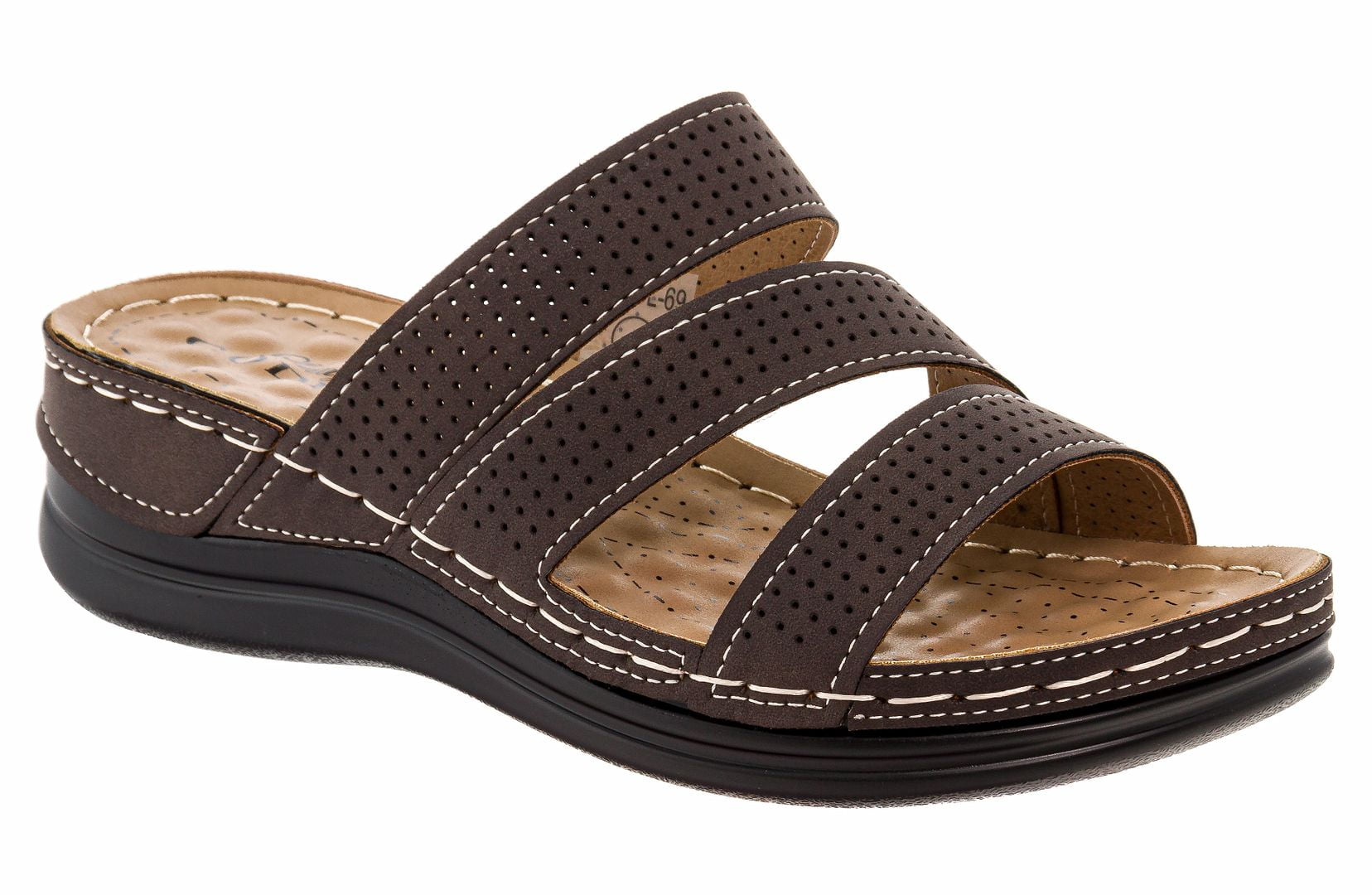 womens slide wedge sandals