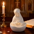 thumbnail image 1 of Our Lady of Grace Statue Virgin Mary Keepsake Rosary Holder, Blessed Mother Statues, Resin Relic, Catholic Gifts for Women Religious Home Decor ( No Rosary), 1 of 6