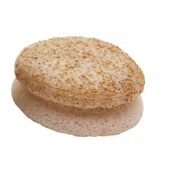 Lady Green Konjac Sponge Face Exfoliation 2in1 with Walnut Chips