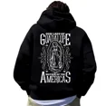 thumbnail image 1 of Our Lady of Guadalupe Hoodie – Mother of America Graphic Hoodie , Thick Fleece Faith Pullover, Unisex Religious Streetwear, Perfect Gift for Family and Friends, Catholic Christian Apparel, 1 of 5