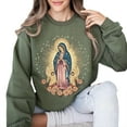 thumbnail image 1 of Our Lady of Guadalupe Sweatshirt – Virgin Mary Catholic Feast Day Pullover, Religious Church Wear, Christian Faith Apparel, Spiritual Gift for Men and Women, 1 of 7