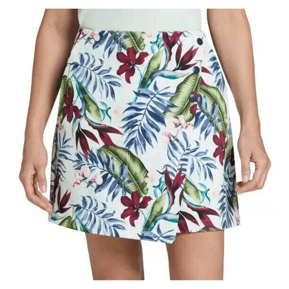 Lady Hagen Women's 16 Palm Overlap Golf Skort, Palm Mint, Size 4