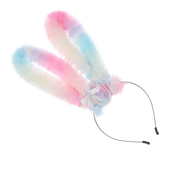 Lady Hairband Easter Rabbits Long Ear Party Photo Booth Props for Girls
