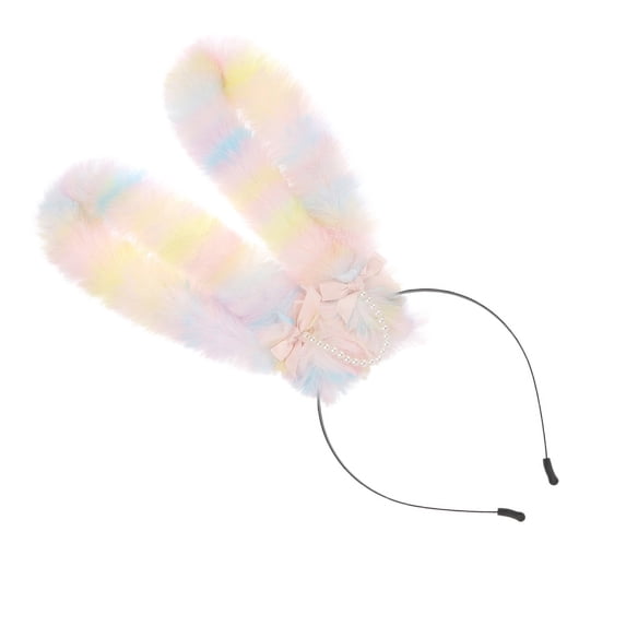 Lady Hairband Easter Rabbits Long Ear Party Photo Booth Props for Girls