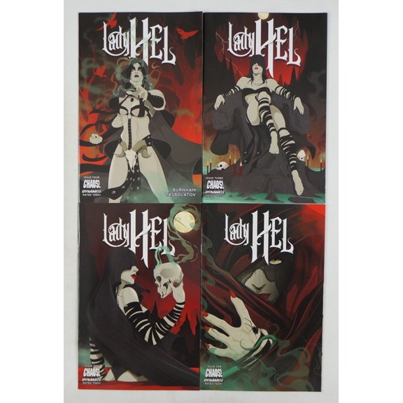 Lady Hel Strikes #1-4 VF/NM complete series Chaos Cover C Variants ; Dynamite (C)