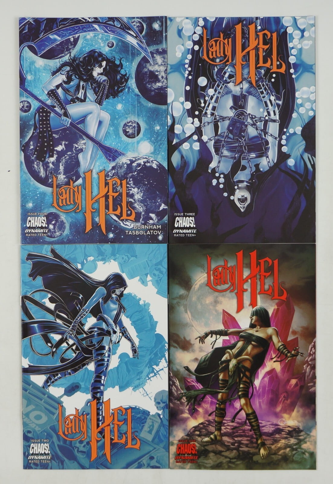Lady Hel Strikes #1-4 VF/NM complete series Chaos Cover D Variants ...