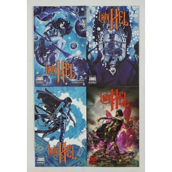 Lady Hel Strikes #1-4 VF/NM complete series Chaos Cover D Variants ; Dynamite (D)