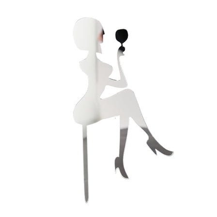 Lady High Heels Cake Topper Acrylic Cake Topper Birthday Party Cake Topper