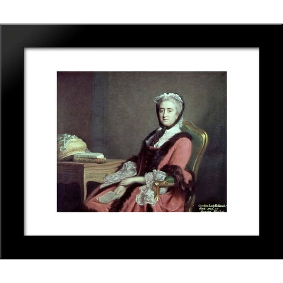 Lady Holland 20x24 Framed Art Print by Ramsay, Allan