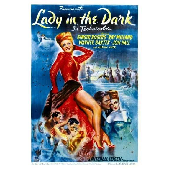 Lady In The Dark Ginger Rogers 1944 Movie Poster Masterprint (11 x 17)