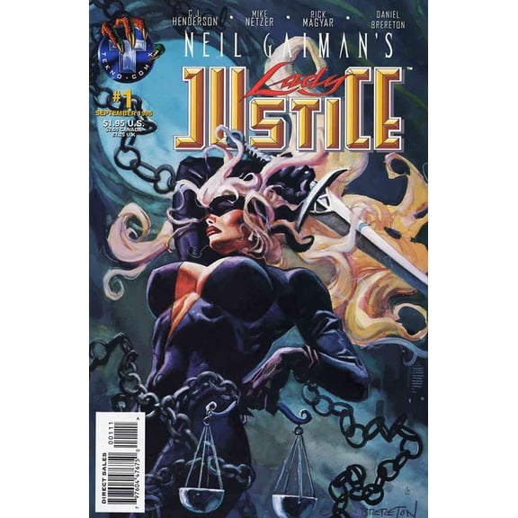 Lady Justice (Neil Gaiman's , Vol. 1) #1A VF ; Tekno Comic Book