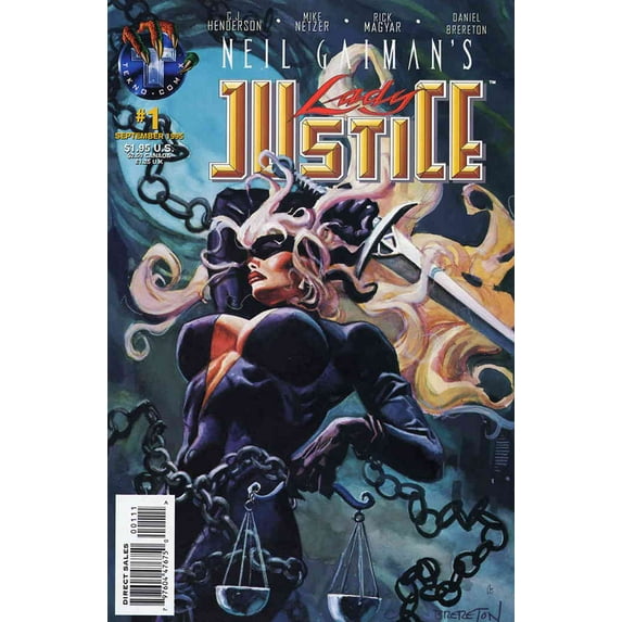 Lady Justice (Neil Gaiman's , Vol. 1) #1A VF ; Tekno Comic Book