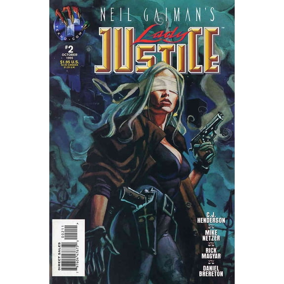 Lady Justice (Neil Gaiman's , Vol. 1) #2 VF ; Tekno Comic Book