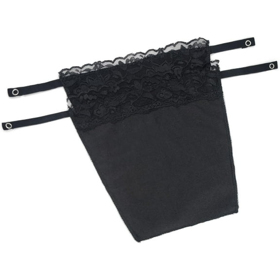 Lady Lace Clip-on Mock Camisole Bra Insert Overlay Modesty Panels for Low Cut Tops Perfect for Covering Up No Embarresing Moments