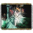 thumbnail image 1 of Lady Liberty Holiday Tapestry Throw Blanket, 1 of 2