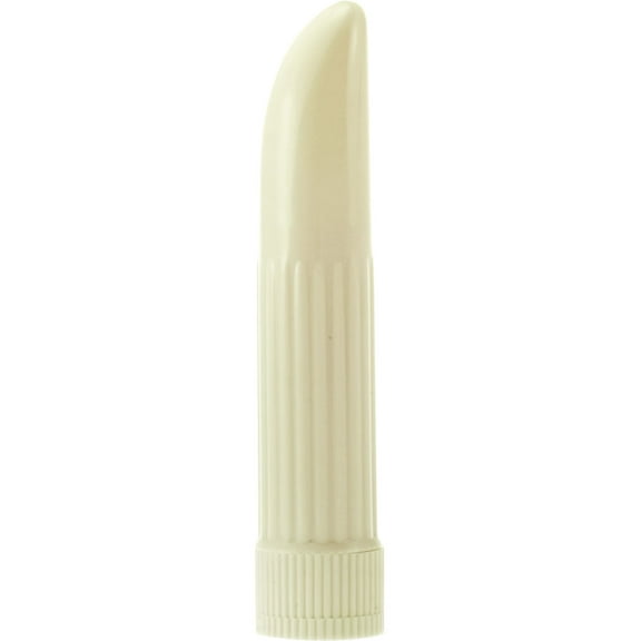 Me You Us Lady Lust Ribbed Mini Bullet Vibrator, White