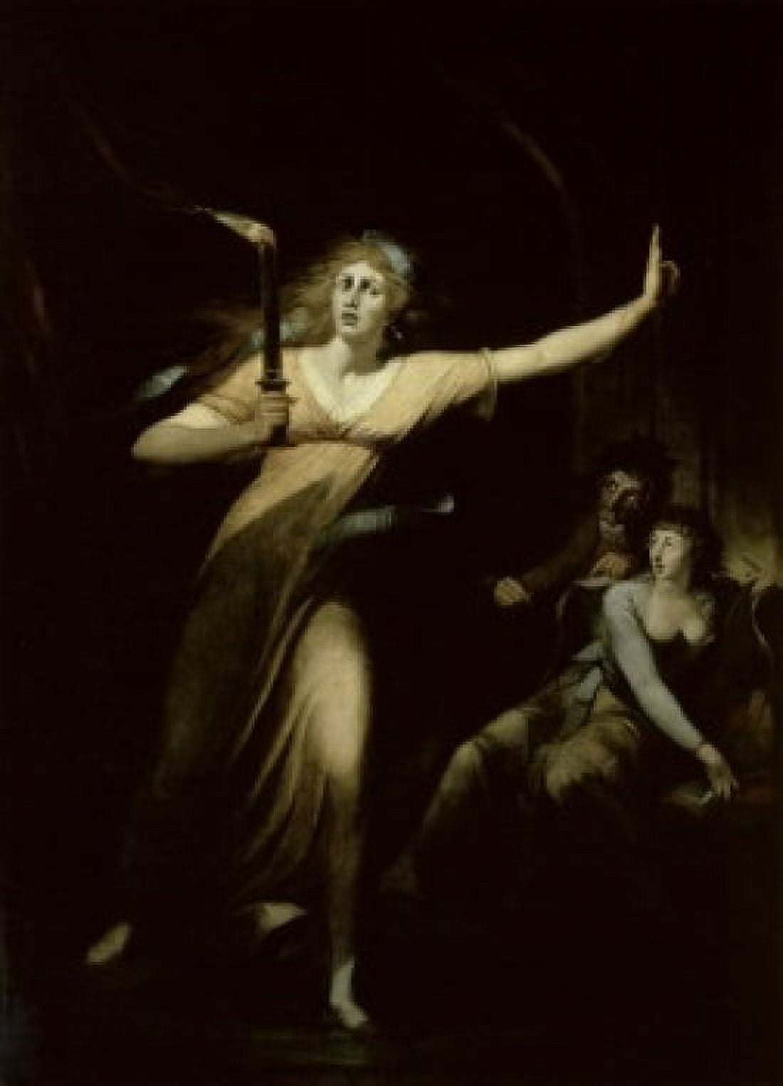 Lady Macbeth Sleepwalking 1783 Henry Fuseli (1741-1825Swiss) Musee du Louvre Paris Canvas Art - Henry Fuseli (18 x 24)