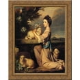 thumbnail image 1 of Lady Mary Leslie 20x24 Gold Ornate Wood Framed Canvas Art by Reynolds, Joshua, 1 of 2