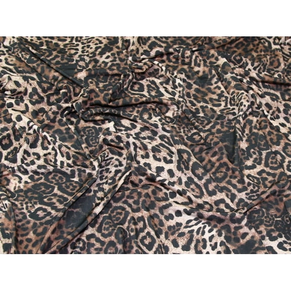 Lady McElroy ITY Silky Stretch Knit Fabric Tan - per yard