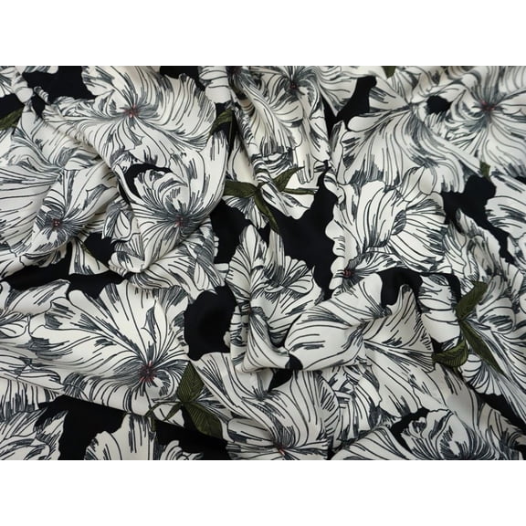 Lady McElroy Polyester Satin Fabric - per yard
