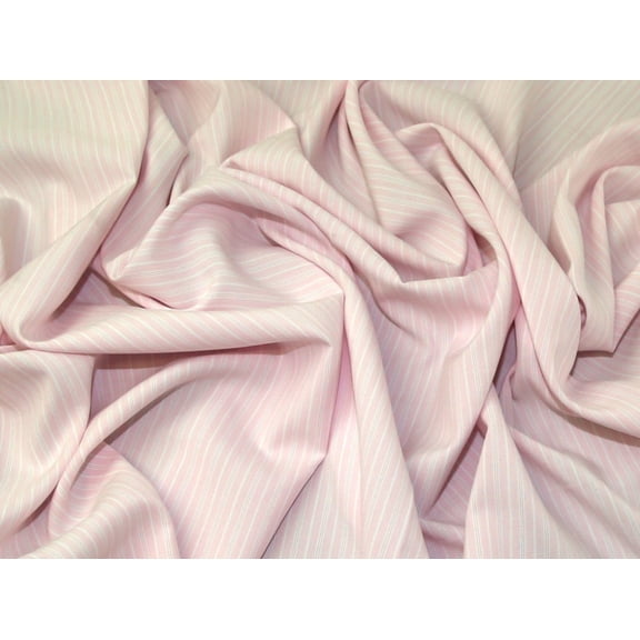Lady McElroy Polyester Suiting Fabric Baby Pink - per yard