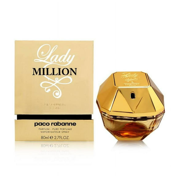 Lady Million Absolutely Gold by Paco Rabanne 2.7 oz Pure Perfume Spray