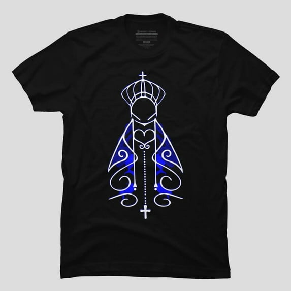 Lady Of Aparecida Nossa Senhora Religious Catholic Faith Unisex T-Shirt, Up to Size 5XL