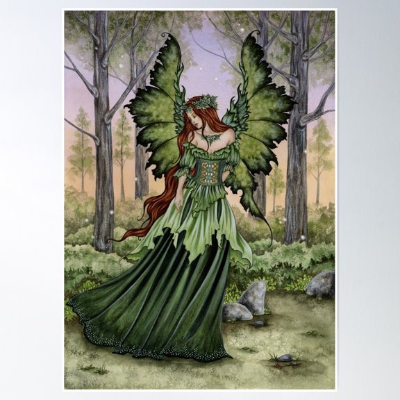 Lady Of The Forest Poster Wall Art, Modern Wall Decor, 16x24 UNFRAMED