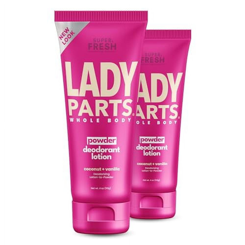 Lady Parts Whole Body Deodorant For Women Powder Lotion for Privates & Inner Thigh to Stop