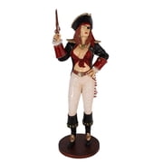 Lady Pirate With Gun Life Size Statue