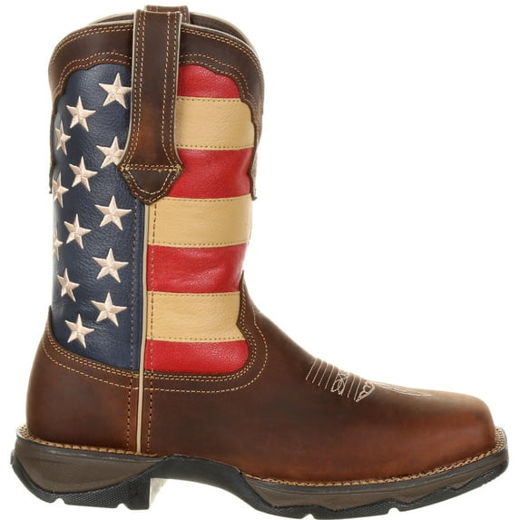 Lady Rebel Work™ by Durango® Steel Toe Patriotic Flag Work Boot