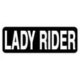 thumbnail image 1 of Lady Rider Motorcycle Helmet Stickers - Novelty Artwork Biker Sticker Decals, 4" x 1", 1 of 1
