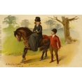 thumbnail image 1 of Lady Riding Side-Saddle Poster Print By Mary Evans Picture Library Peter & Dawn Cope Collection, 1 of 4
