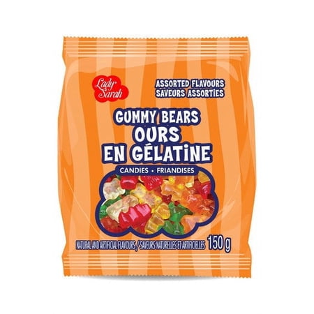 Lady Sarah Gummy Bears, Assorted Flavours, 150g/5.3oz., {Imported from Canada}
