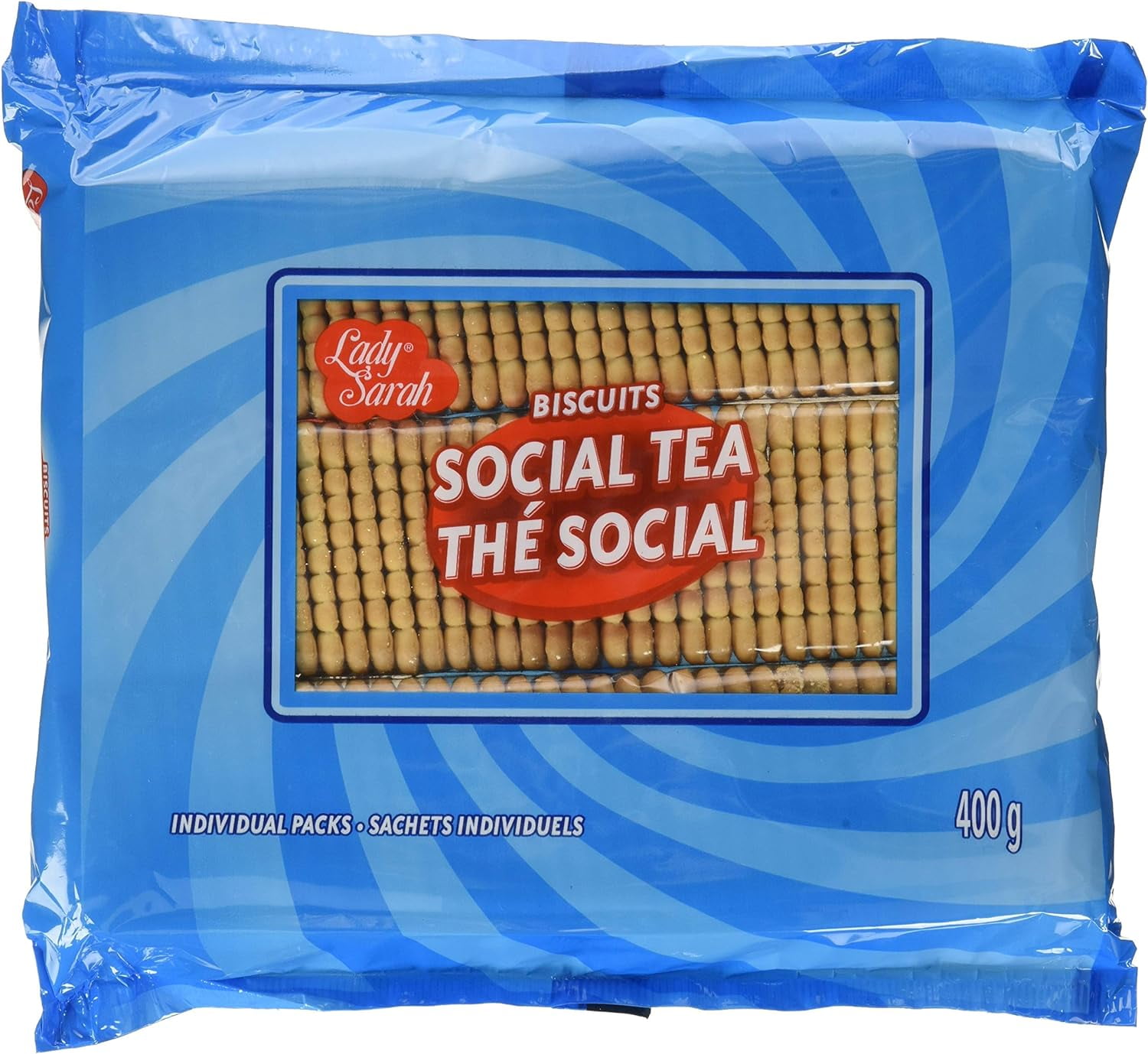 Lady Sarah Social Tea Biscuits, 400g/14 oz. Package