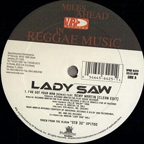 Lady Saw - I'Ve Got Your Man [Remix] - Vinyl