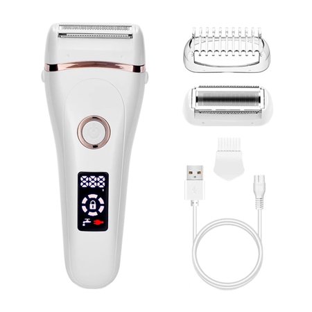 Lady Shaver for Women, Bikini Trimmer Electric Razor Women Rechargeable Body Hair Removal