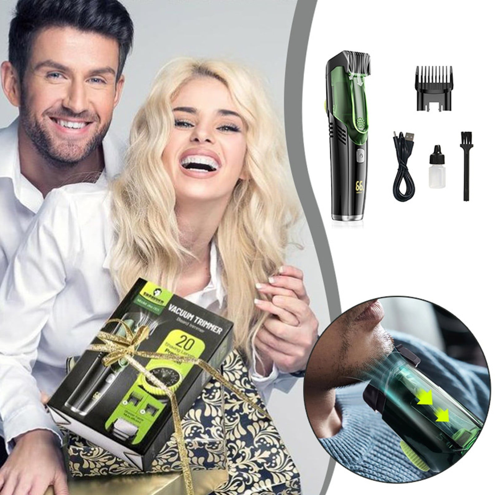 Lady Shavers Electric Wireless Rechargeable Mini Electric Hair Clipper