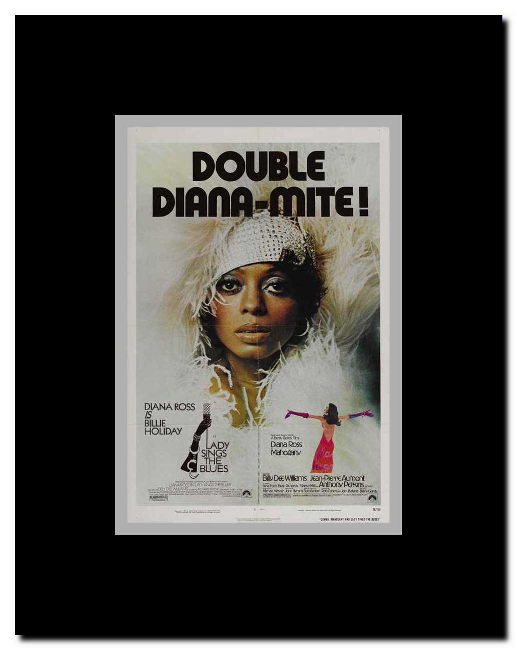 Lady Sings the Blues Framed Movie Poster
