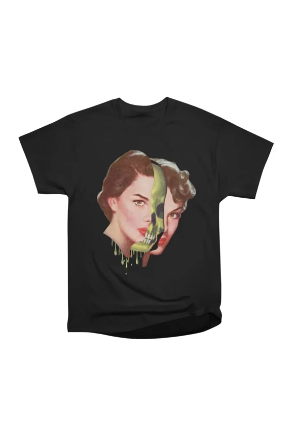 Lady Skull T-Shirt Tee Gift For Him Merch For Her Apparel For Friend 1