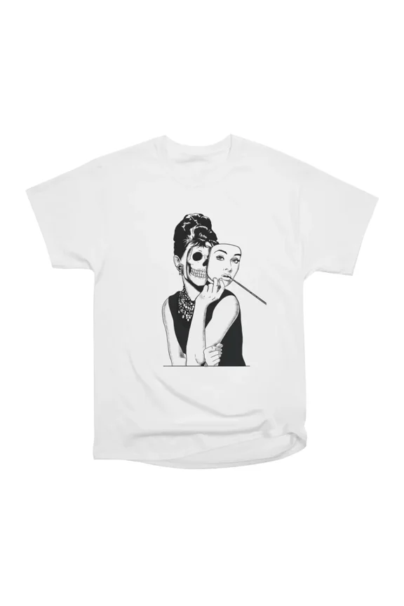 Lady Skull T-Shirt Tee Gift For Him Merch For Her Apparel For Friend 2