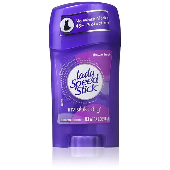 Lady Speed Stick (2-Pack) Shower Fresh Invisible Dry, 1.4 oz. (Set of 2)