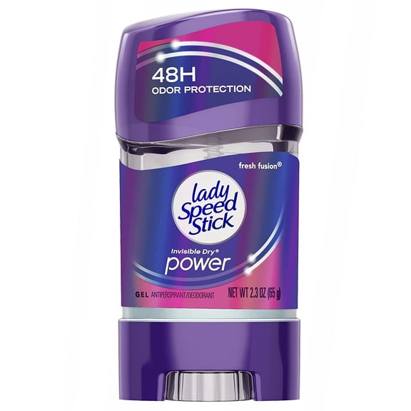 Lady Speed Stick 24X7 Fresh Fusion Gel Deodorant, 2.3 Oz, 2 Pack